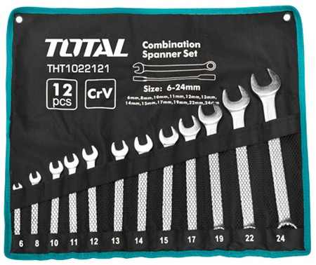 12 Pcs combination spanner set