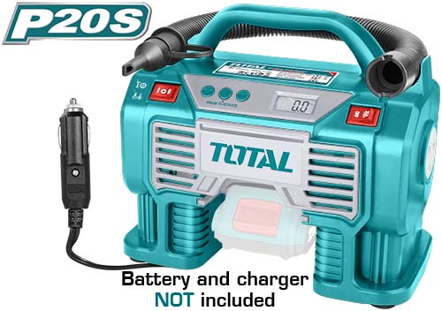 Total Tools - Amoladora Angular a Batería P20S de 20 V