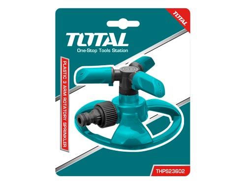 Plastic 3 arm rotatory sprinkler