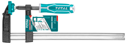F clamp with plastic handle