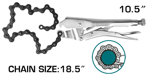 TOTAL كماشة سلسلة مع قفل THT1941003