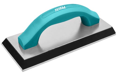 Rubber grout float