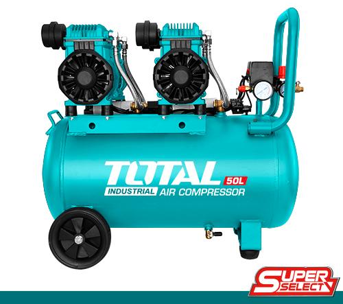 Compresseur d'air silencieux sans huile TCS2240506 50L Total Tools Maroc