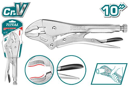 TOTAL كماشة قفل الفك المنحنية THT191001